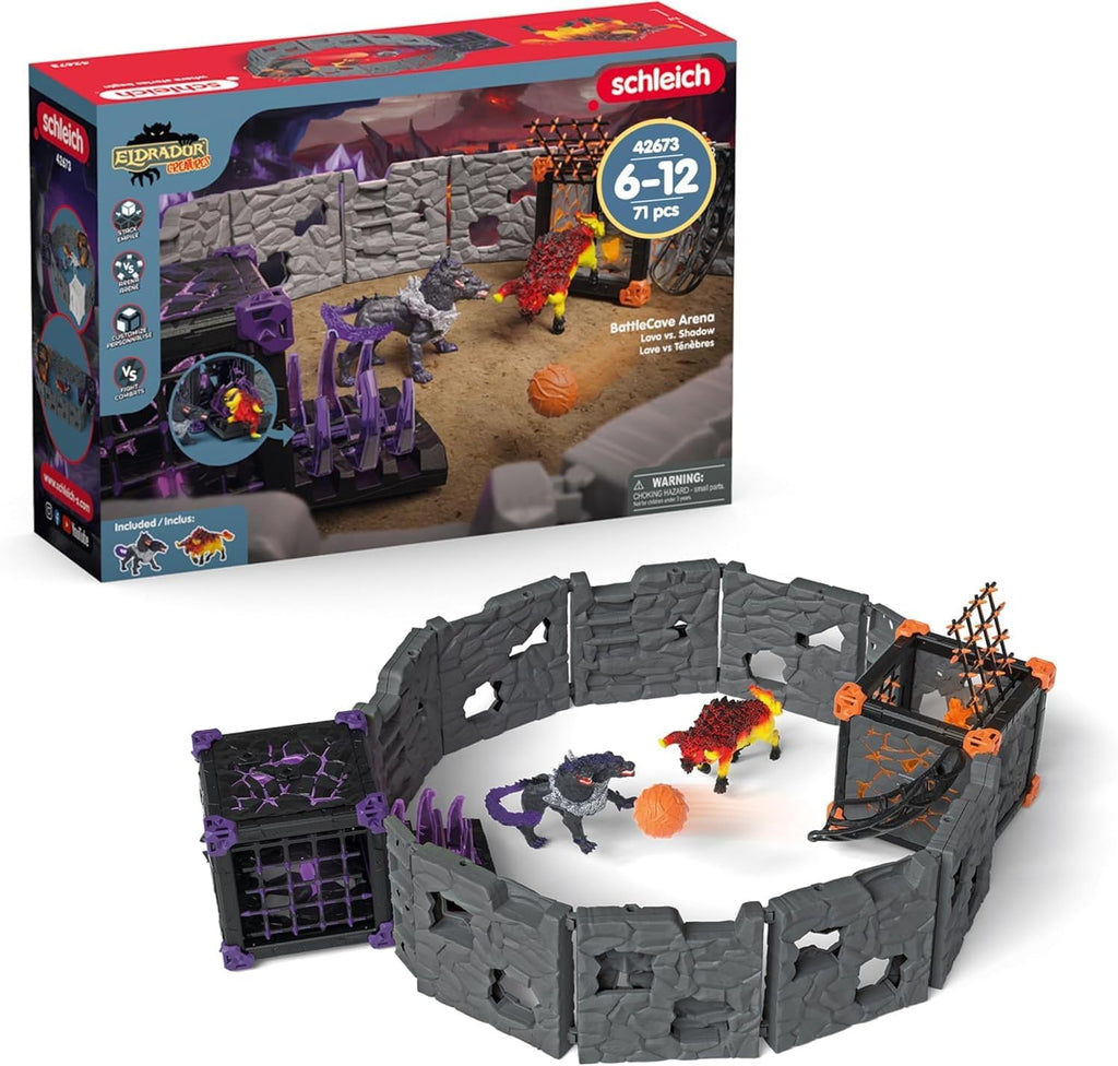 Schleich Eldrador - Arena Battlecave 71 piezas: Lava Vs. Shadow | 42673
