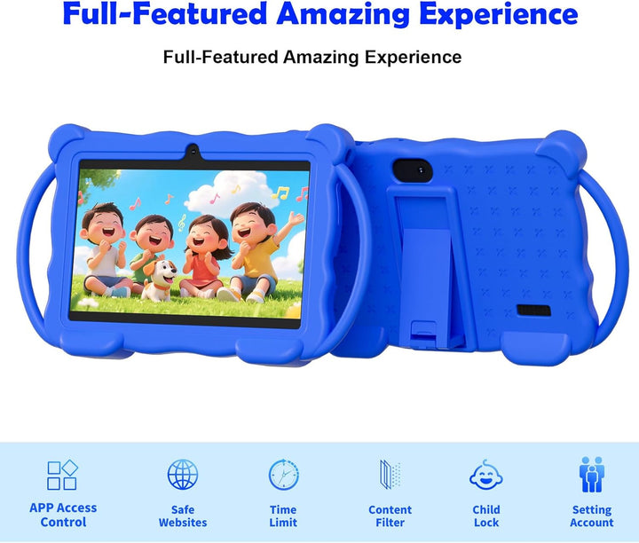 Nyxolaria Tableta infantil de 7 pulgadas para niños, Tableta de apr...