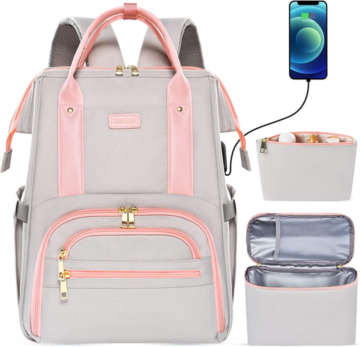 Kaome Mochila de Almuerzo 15.6 Pulgadas Mochila para Laptop para Mu...