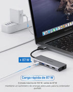 MOKiN Estación de acoplamiento para MacBook Pro, adaptador HDMI de doble