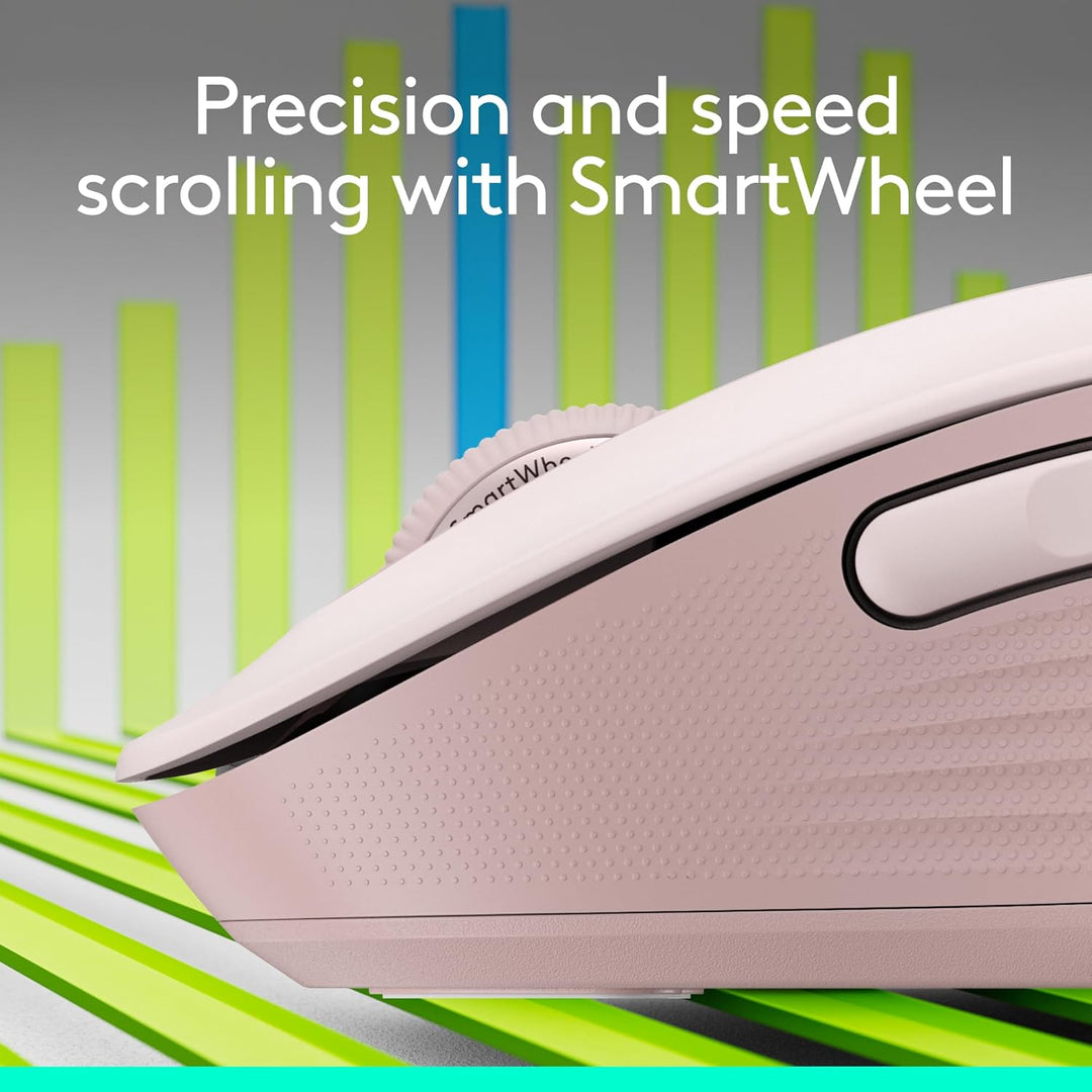 Logitech Ratón inalámbrico Signature M650 - para manos pequeñas, ba...