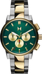 MVMT Chrono II Reloj cronógrafo analógico para hombre, 1.772 in, resistente al agua, 5 ATM/50M, uso diario