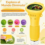 Microscopio 1000X para niños, pantalla de 2 pulgadas, microscopio Wonder Quest, microscopio digital de mano, lupa educativa, regalos de cumpleaños de Navidad para edades de 3, 4, 5, 6, 7, 8, 9, 10