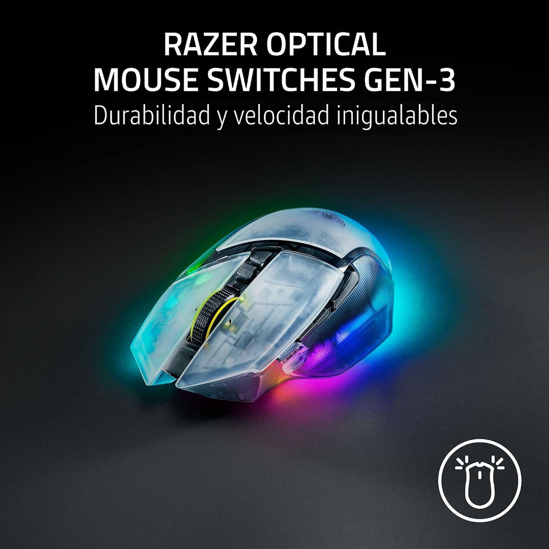 Razer Basilisk V3 Pro 35K ratón inalámbrico para gaming: rueda incl...