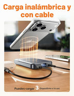 Cargador portátil magnético de 10000 mAh, batería MagSafe de carga rápida