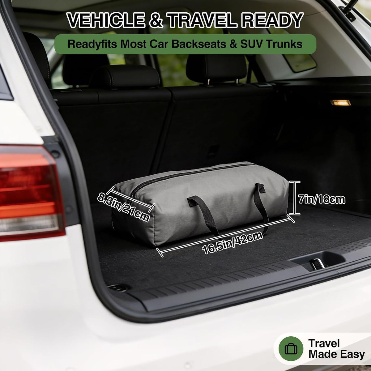 Jaula de Viaje Plegable para Perros de 24 Pulgadas, Caseta Suave Portátil de 4 Puertas para Perros Medianos a Grandes, Ventanas de Malla Resistente a Mordeduras, Uso en Interiores/Exteriores