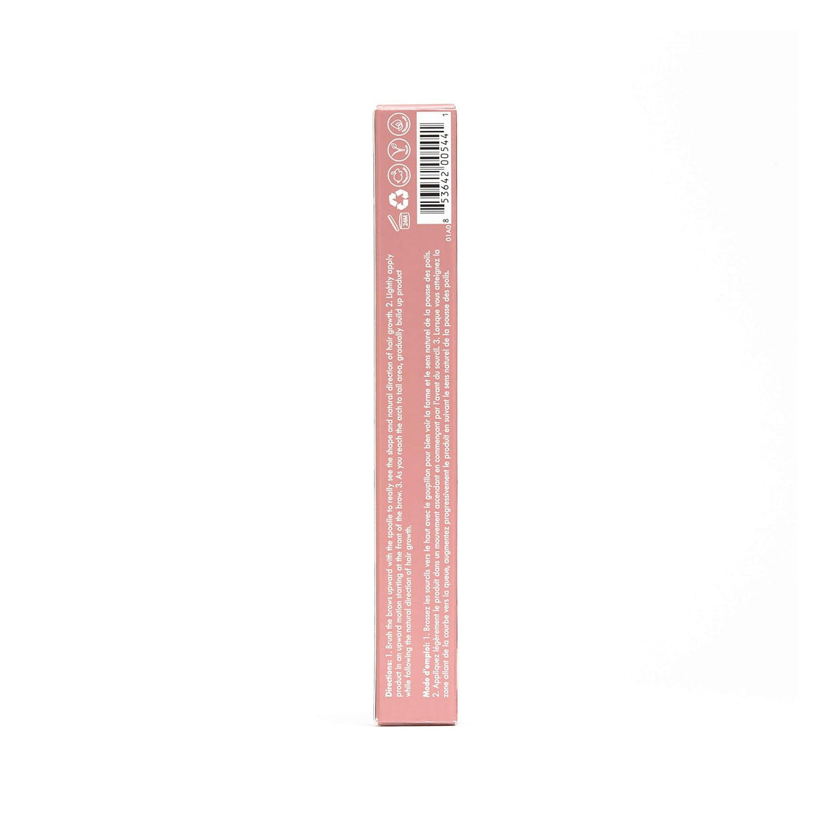 Lápiz delineador para cejas con de color con cepillo, Tentador gris pardo