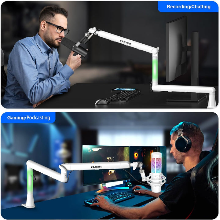 Brazo de Micrófono, Aokeo AK-55 - Soporte de Brazo de Micrófono de...