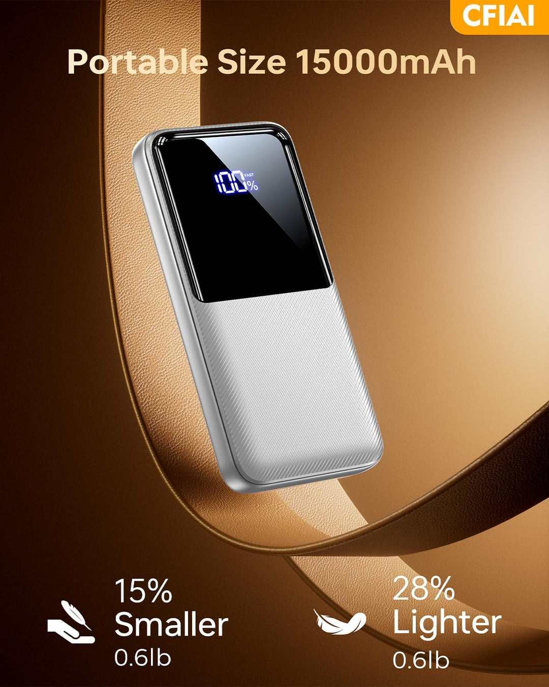 Portable Charger Power Bank - 15000mAh Battery Pack Portable Phone...