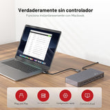 Estación de acoplamiento para conmutador KVM de acceso AV para MacB...