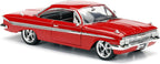 Jada Toys Fast & Furious 8 - Vehículo de Dom, Chevy Impala, 1:24, moldeado a presión.