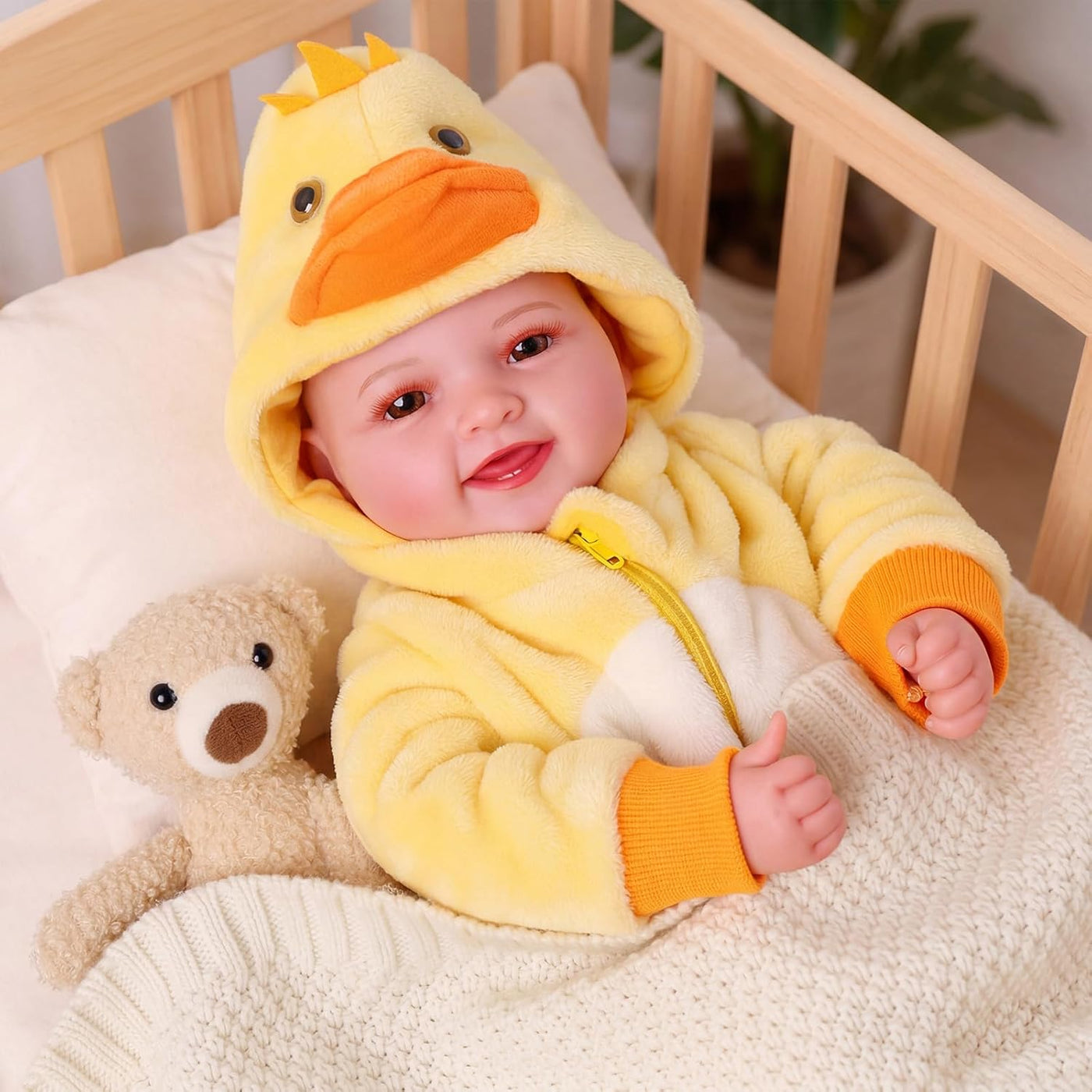 BABESIDE Conjunto de Muñeca Bebé Ligera \u2013 Muñeca Suave Realist...