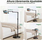 elitehood Soporte para iPad para cama, soporte de piso para tableta con