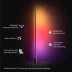 Lámpara Philips Hue Play - Lámpara de pie, LED RGBWWIC, 53 pulgadas, paquete de 1
