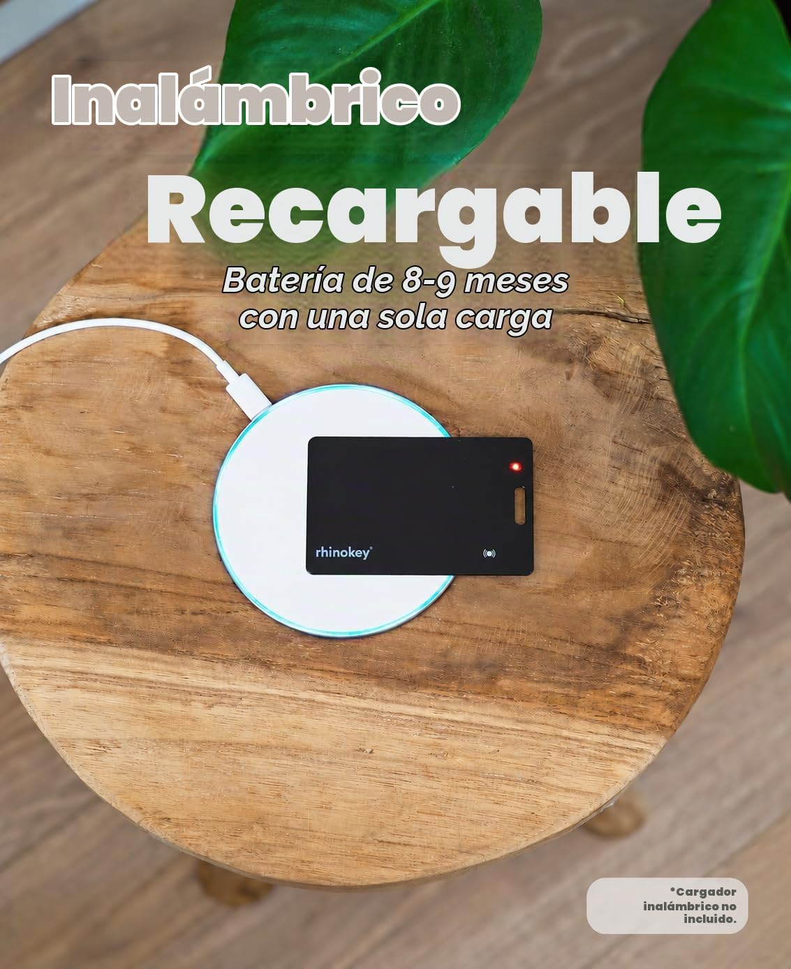 Rhinokey® La tarjeta de seguimiento de billetera certificada MFi de Apple