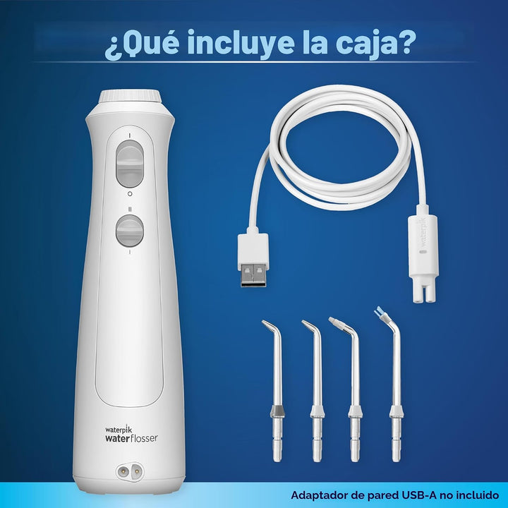 Waterpik Irrigador de agua inalámbrico Pearl recargable portátil pa...