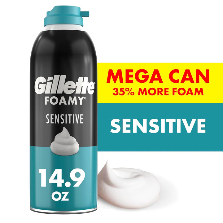 Gillette Espuma de afeitado sensible para hombres, protección contr...
