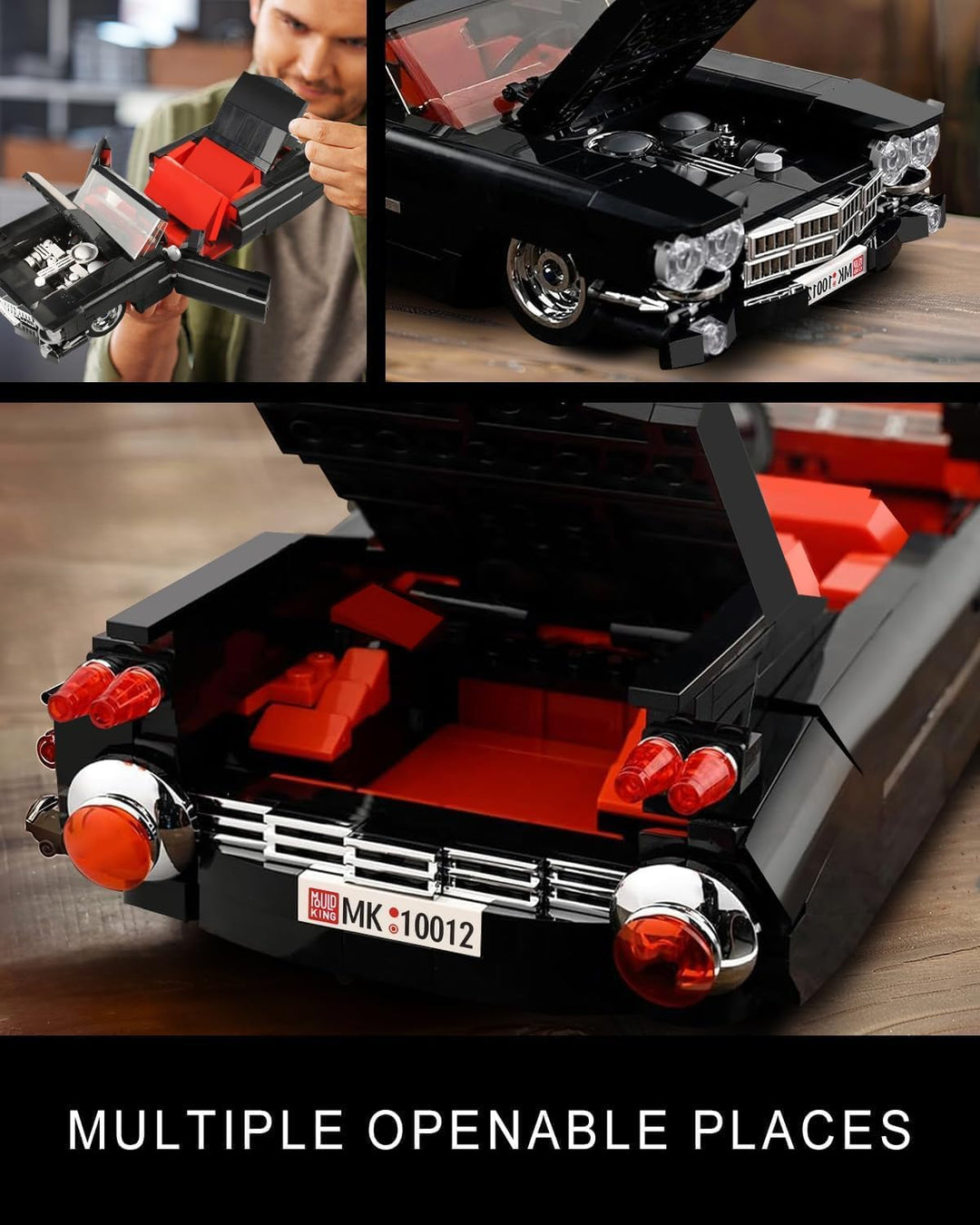 Mould King Kits de bloques de construcción de automóviles
