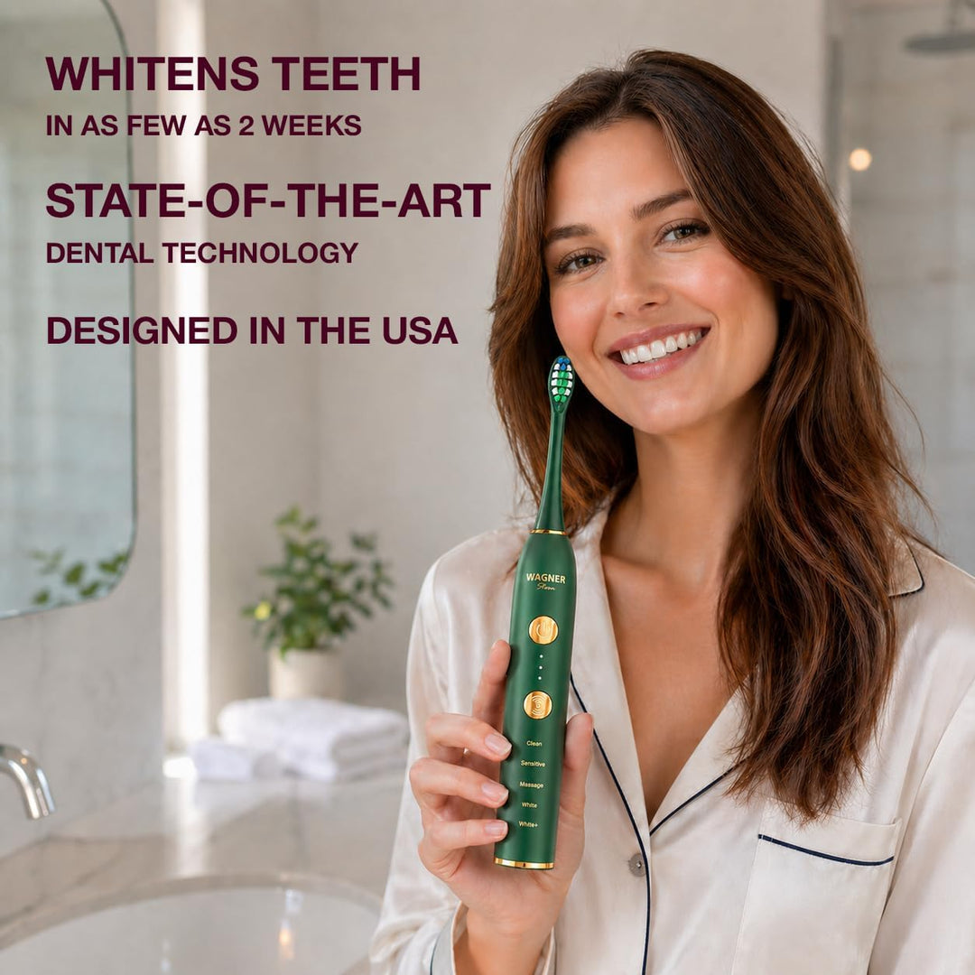 Wagner Stern Edición WHITEN+. Cepillo de dientes eléctrico blanquea...