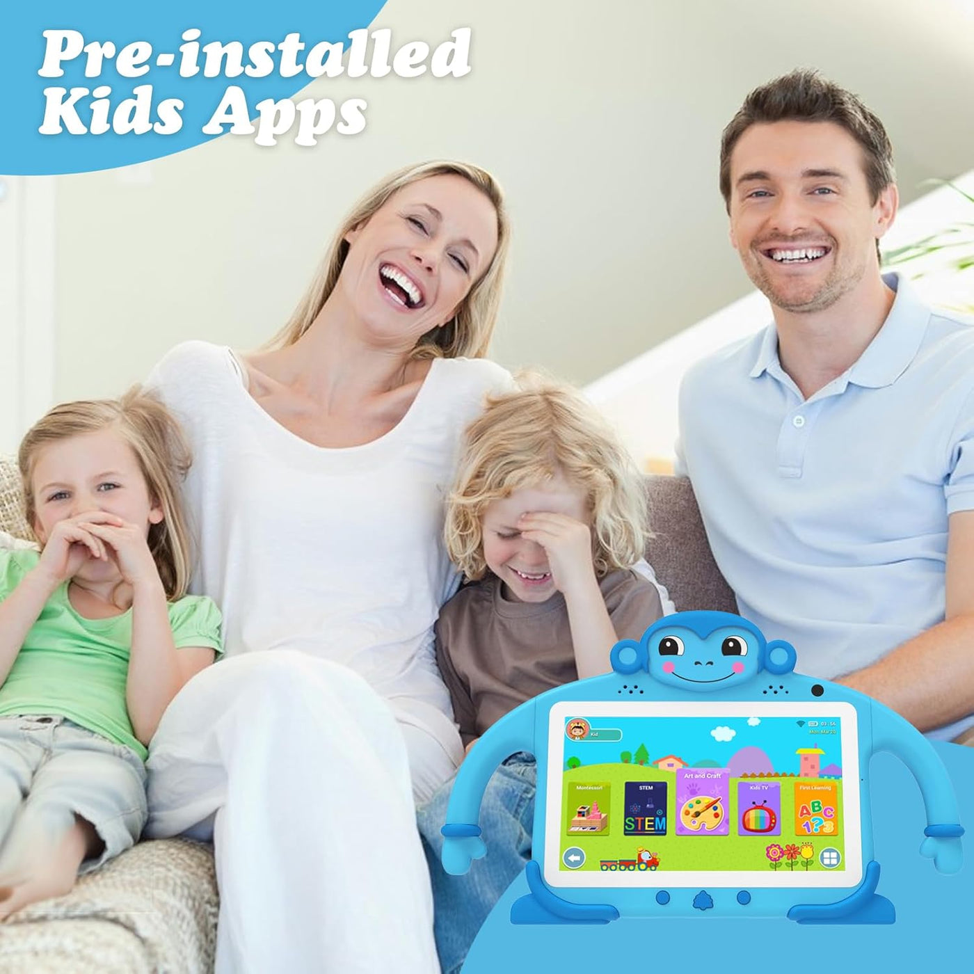 Tablet para Niños de 7 Pulgadas para Niños de 3 a 7 Años, 32GB ROM,...