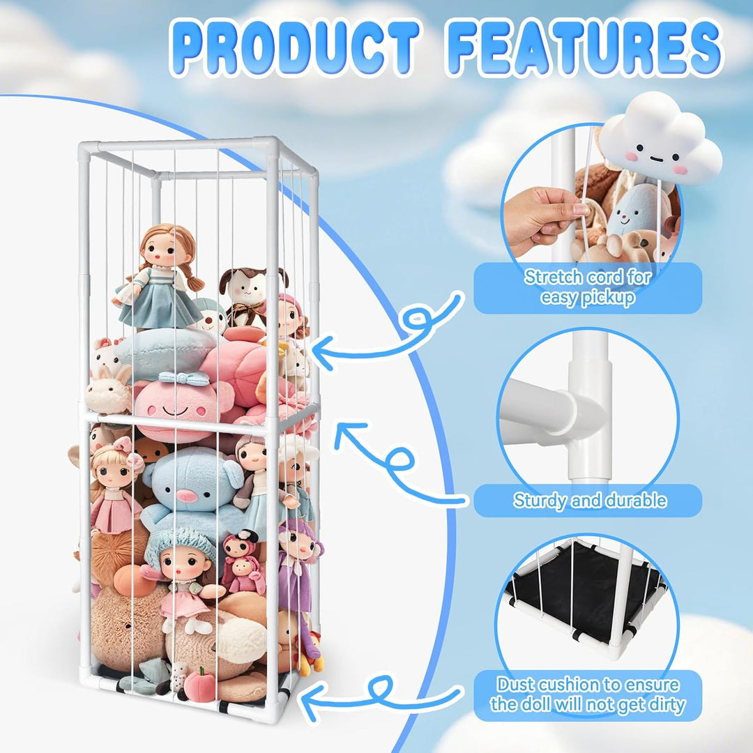 EULXSUD Almacenamiento de Zoológico de Animales de Peluche - Organi...