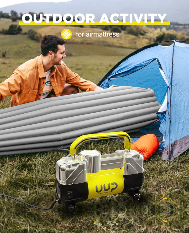 UUP Inflador de Neumáticos Compresor de Aire, 150PSI 12V DC Doble C...