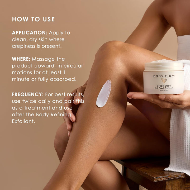 BODY FIRM Crepe Erase Tratamiento de Reparación Corporal, Crema Ant...