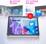 Aheadthink Tablet 2 en 1 de 11 pulgadas, 20 GB + 128 GB, tableta An...