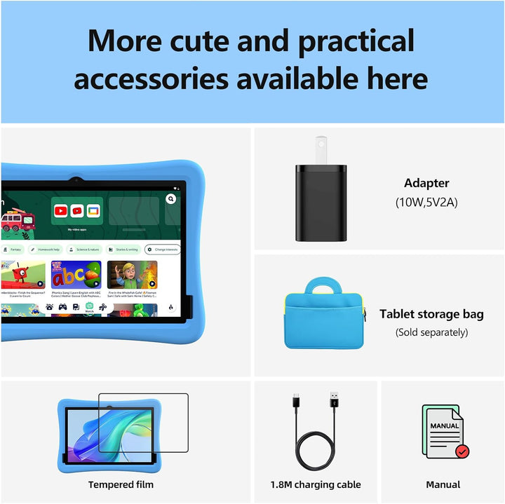 Plimpton Tableta para niños de 10 pulgadas - Tablet Android 15 mejo...