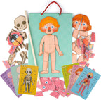 Rompecabezas de cuerpo humano para niños pequeños, 90 piezas