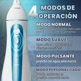 Nicwell - Irrigador dental inalámbrico para hilo dental: 4 modos, p...