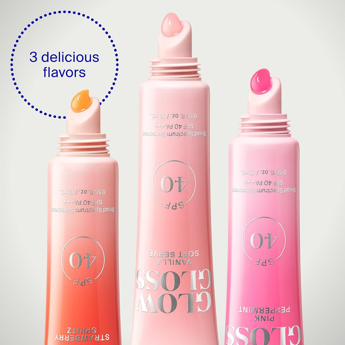 Supergoop! Bálsamo labial Glow Gloss SPF 40, protección de amplio e...