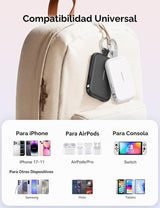 RORRY Cargador portátil, cargador portátil de 5000 mAh con cables i...