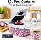 Picador de verduras 2 en 1, picador de caja para verduras