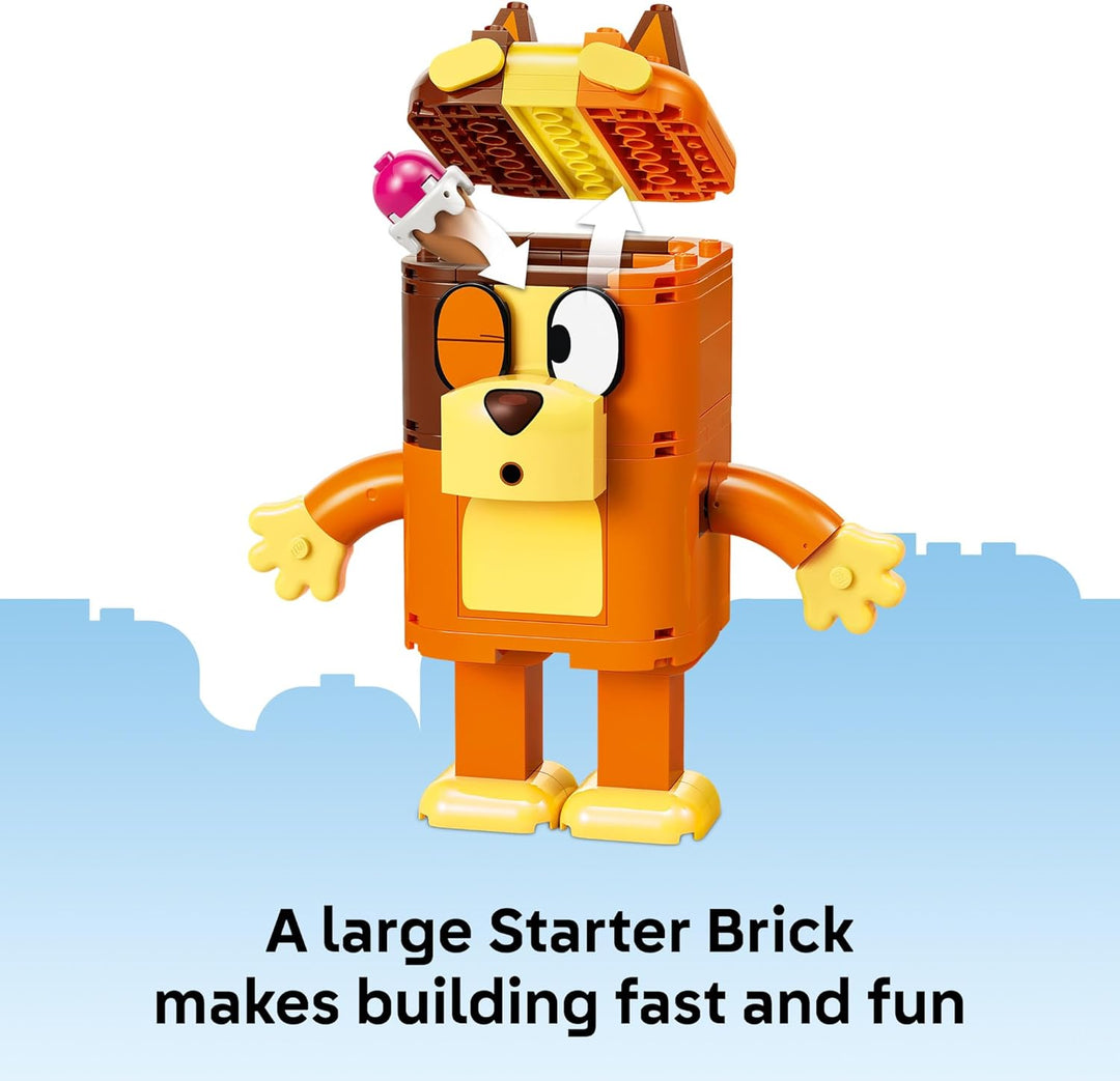 LEGO Bluey Brick-Built Bluey Family - Building Toy for Girls &amp;...