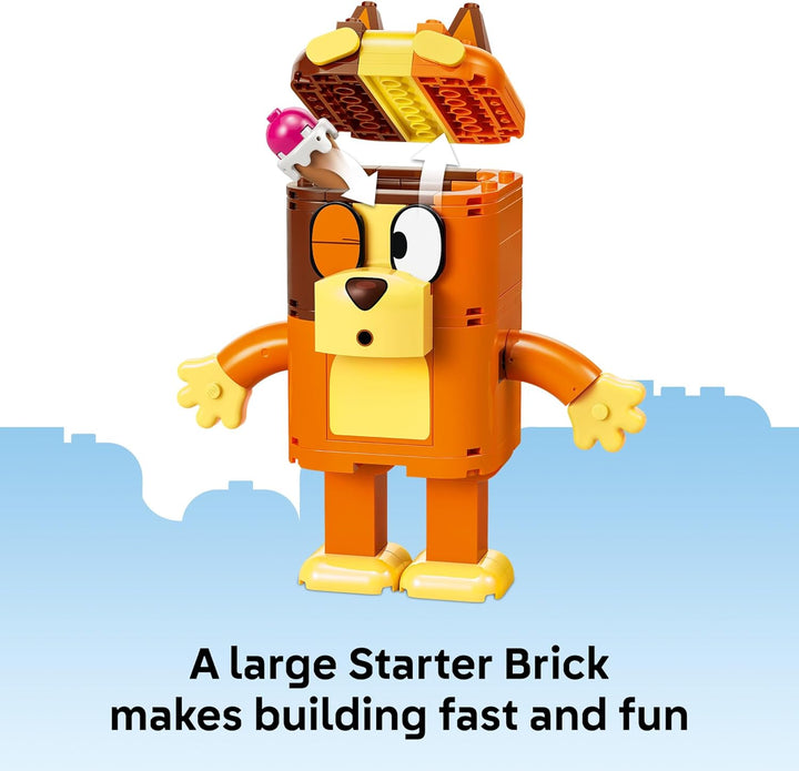 LEGO Bluey Brick-Built Bluey Family - Building Toy for Girls &amp;...