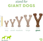 Benebone Wishbone - Juguete masticable duradero para perros para masticadores agresivos, fabricado en Estados Unidos, gigante, sabor a tocino real