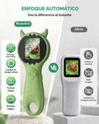 Microscopio de bolsillo digital de mano para niños, regalos de microscopio