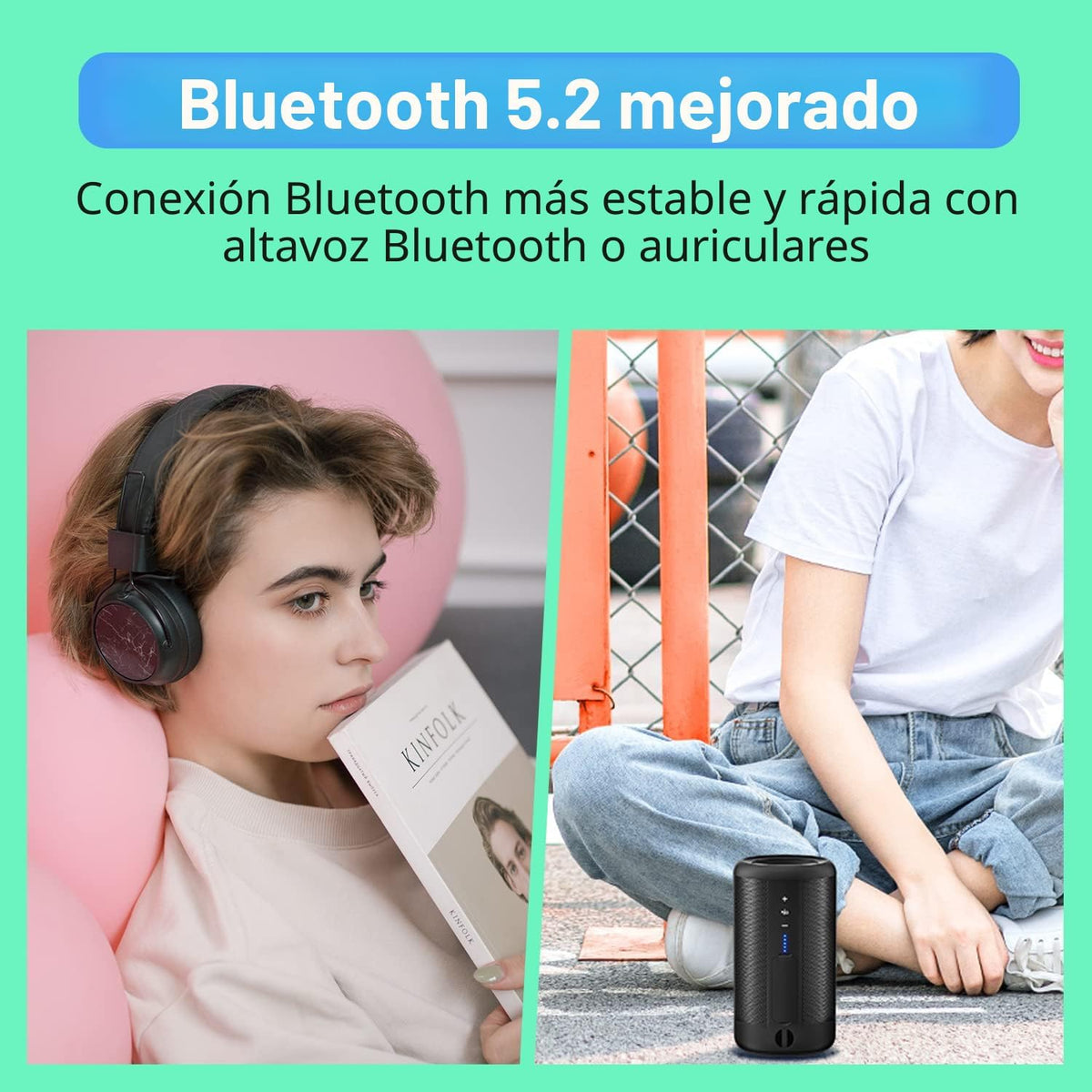 Reproductor MP3 de 64 GB con Bluetooth 5.2, reproductor de música A...