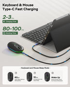 Funda para Samsung Galaxy Tab A11 Plus/A9 Plus con teclado