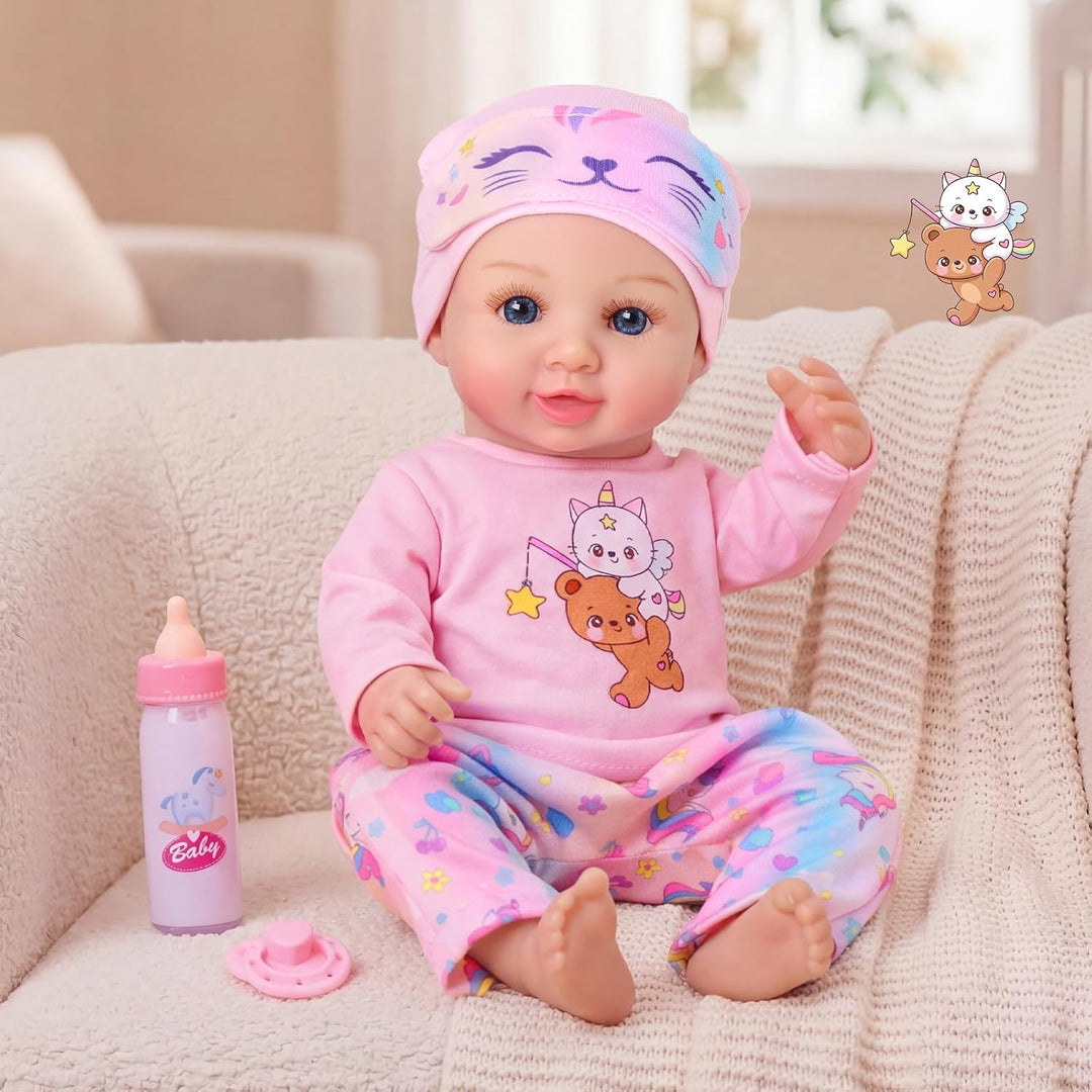 BABESIDE Muñeca de bebé de 12 pulgadas, juego de muñecas realistas...