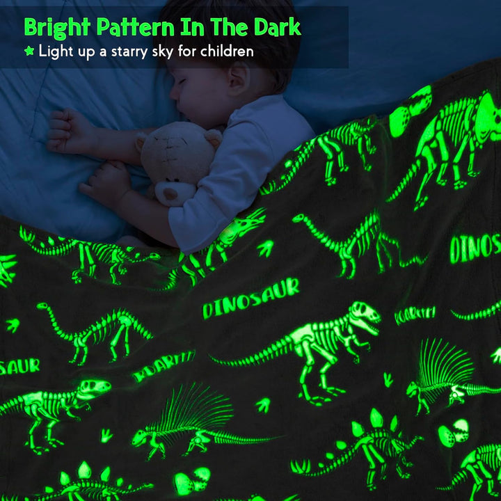 Regalos de Dinosaurios Juguetes para Niños - Manta de Dinosaurio qu...