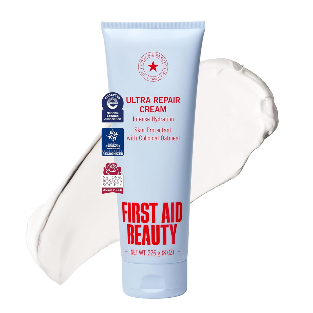 Crema ultra reparadora First Aid Beauty, hidratación intensa, humec...