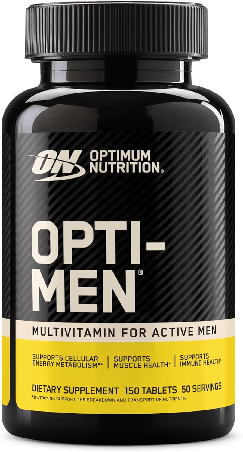 Optimum Nutrition Opti-Men, Vitamina C, Zinc y Vitamina D, E, B12 p...