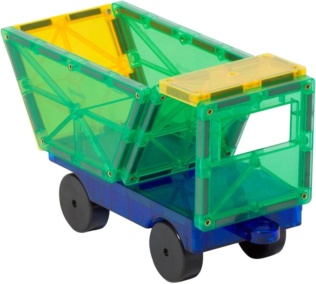 Playmags Juego de coche de 2 piezas: con imanes más fuertes, juguet...