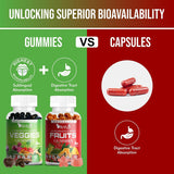 VITINITY Hecho con frutas reales y gomitas vegetales reales, suplem...