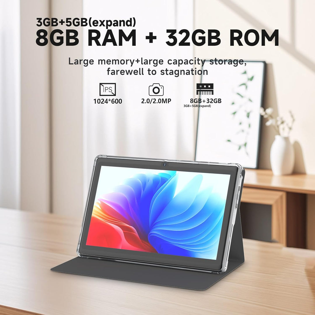 Nyxolaria Tablet 7Inch Android 14.0 con funda protectora, 3GBRAM+32...