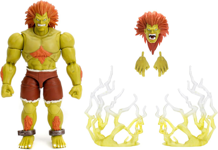 Jada Street Fighter II Blanka - Figura de acción de lujo