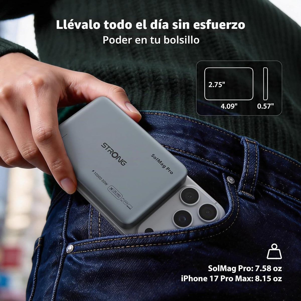 Strong SolMag Pro Power Bank, cargador portátil de estado semisólido de