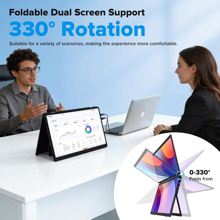 SMISEACOW Extensor de pantalla para portátil de 15.6 pulgadas, IPS...
